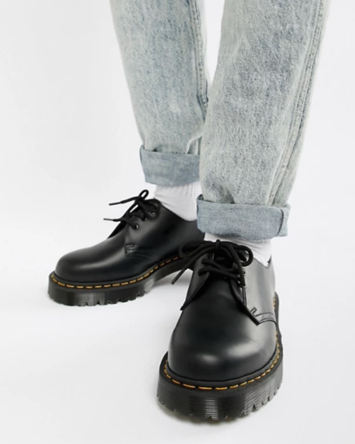 Dr Martens 1461 Bex Black 3-Eye Platform Shoes